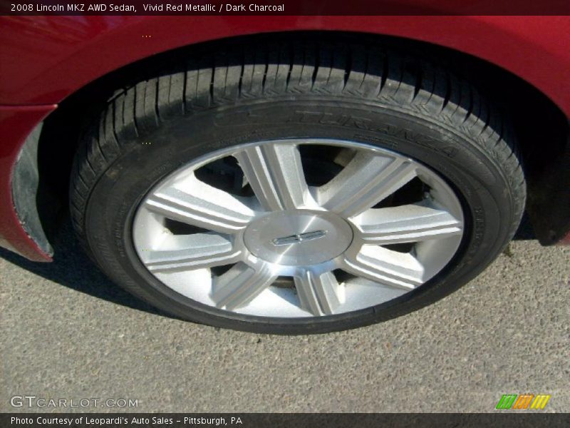 Vivid Red Metallic / Dark Charcoal 2008 Lincoln MKZ AWD Sedan