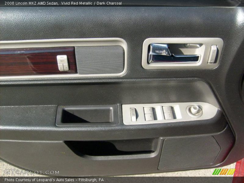 Vivid Red Metallic / Dark Charcoal 2008 Lincoln MKZ AWD Sedan