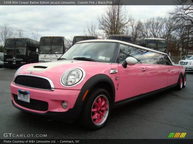 Custom Pink / Black/Pink 2008 Mini Cooper Barbie Edition Jacuzzi Limousine