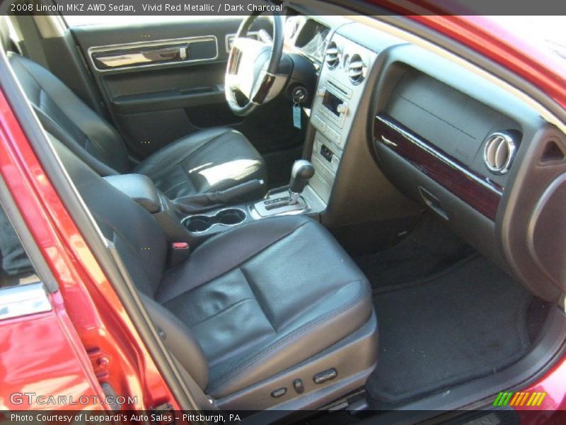 Vivid Red Metallic / Dark Charcoal 2008 Lincoln MKZ AWD Sedan