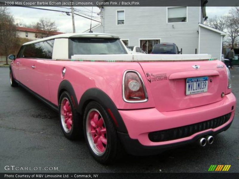 Custom Pink / Black/Pink 2008 Mini Cooper Barbie Edition Jacuzzi Limousine