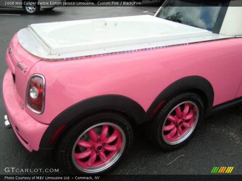 Custom Pink / Black/Pink 2008 Mini Cooper Barbie Edition Jacuzzi Limousine