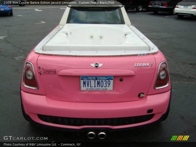 Custom Pink / Black/Pink 2008 Mini Cooper Barbie Edition Jacuzzi Limousine
