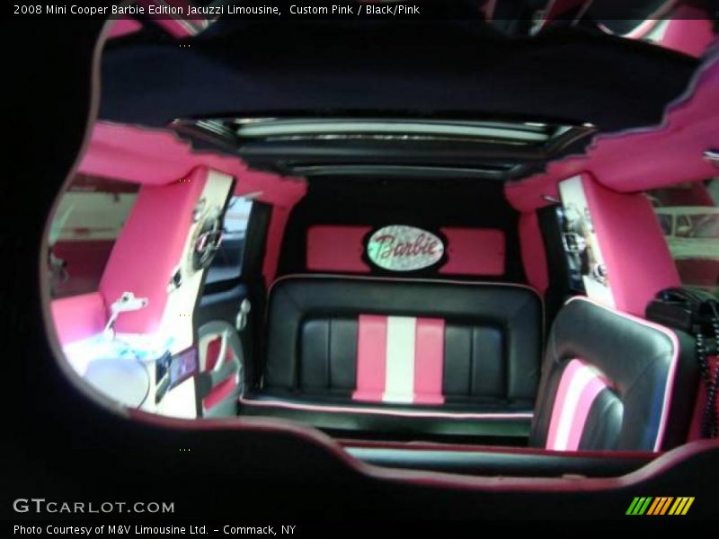 Custom Pink / Black/Pink 2008 Mini Cooper Barbie Edition Jacuzzi Limousine