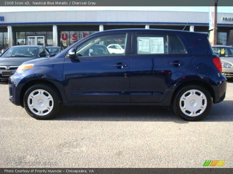 Nautical Blue Metallic / Charcoal Gray 2008 Scion xD