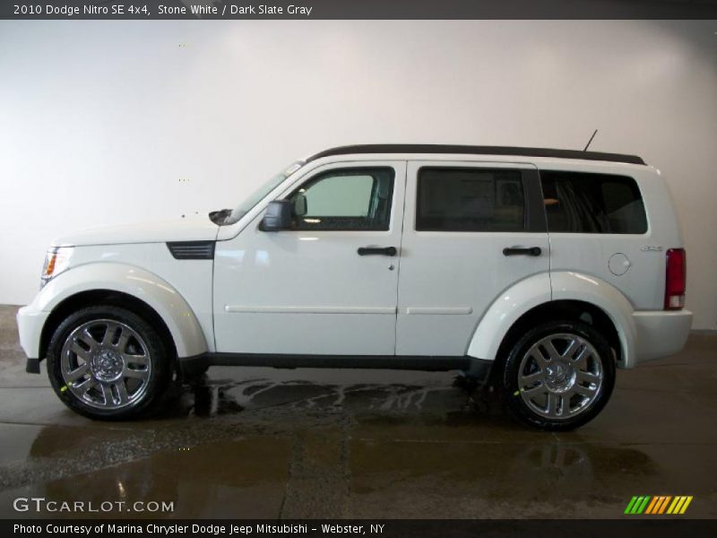 Stone White / Dark Slate Gray 2010 Dodge Nitro SE 4x4