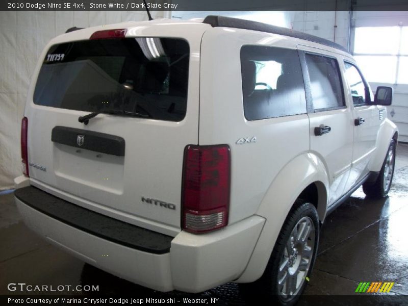Stone White / Dark Slate Gray 2010 Dodge Nitro SE 4x4