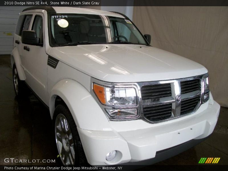 Stone White / Dark Slate Gray 2010 Dodge Nitro SE 4x4