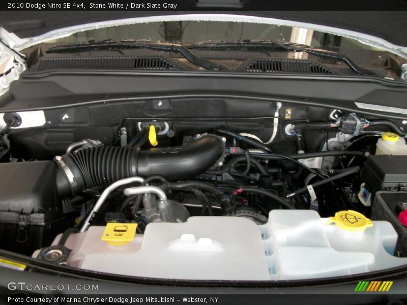 Stone White / Dark Slate Gray 2010 Dodge Nitro SE 4x4