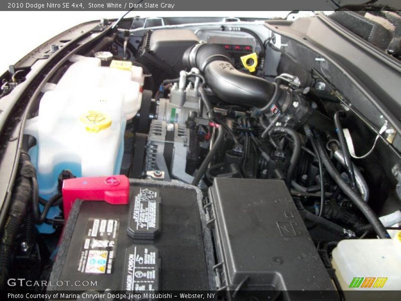 Stone White / Dark Slate Gray 2010 Dodge Nitro SE 4x4