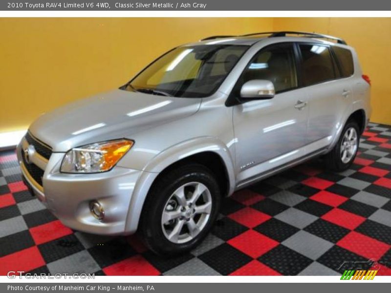 Classic Silver Metallic / Ash Gray 2010 Toyota RAV4 Limited V6 4WD