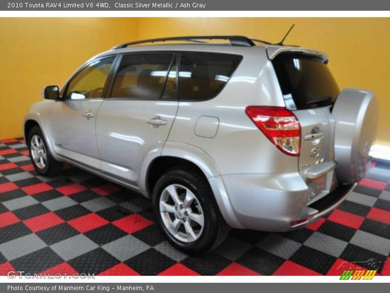 Classic Silver Metallic / Ash Gray 2010 Toyota RAV4 Limited V6 4WD