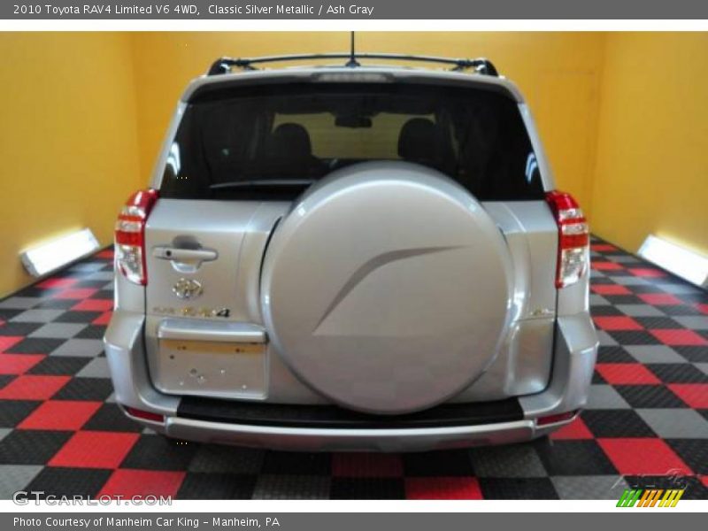 Classic Silver Metallic / Ash Gray 2010 Toyota RAV4 Limited V6 4WD