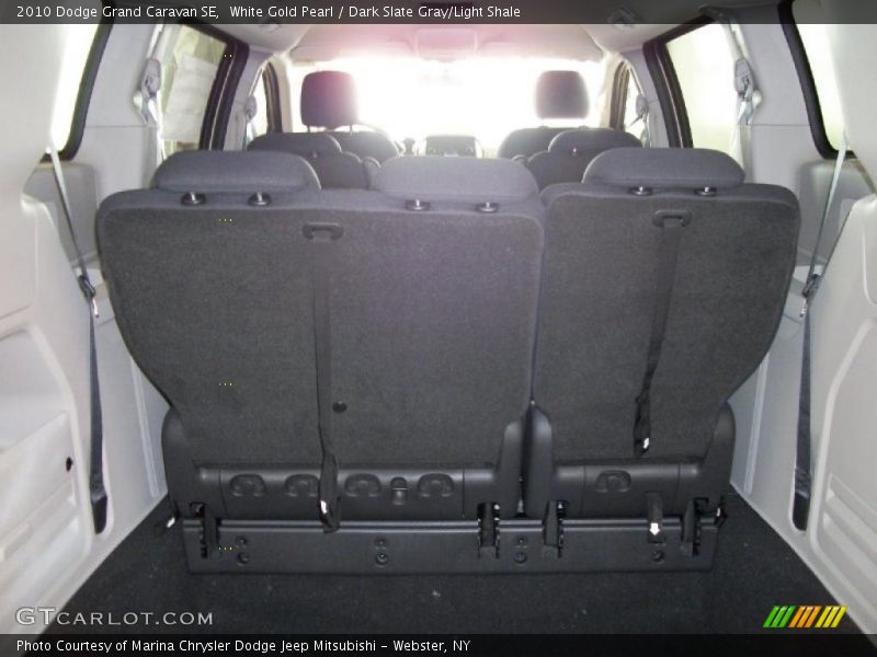 White Gold Pearl / Dark Slate Gray/Light Shale 2010 Dodge Grand Caravan SE