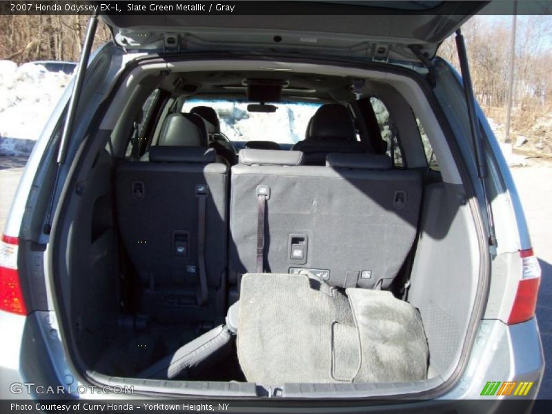 Slate Green Metallic / Gray 2007 Honda Odyssey EX-L