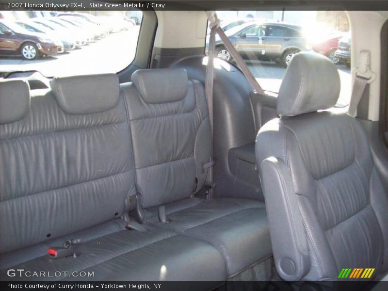 Slate Green Metallic / Gray 2007 Honda Odyssey EX-L