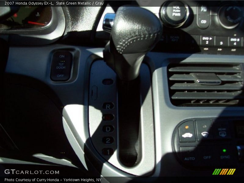 Slate Green Metallic / Gray 2007 Honda Odyssey EX-L