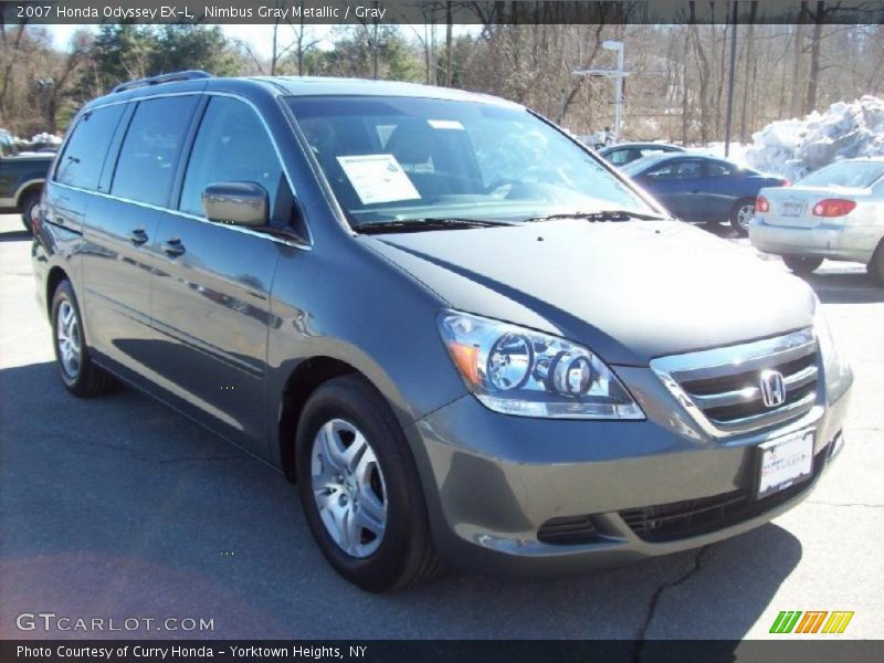 Nimbus Gray Metallic / Gray 2007 Honda Odyssey EX-L
