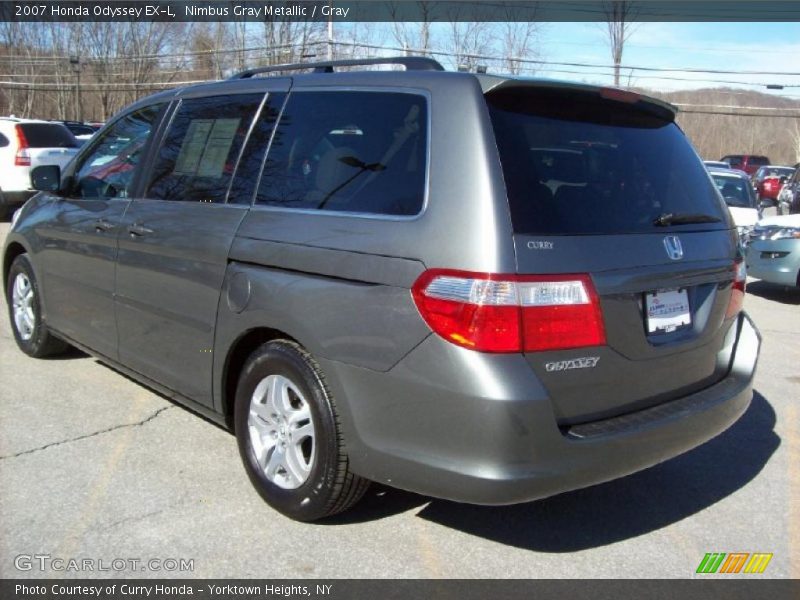 Nimbus Gray Metallic / Gray 2007 Honda Odyssey EX-L