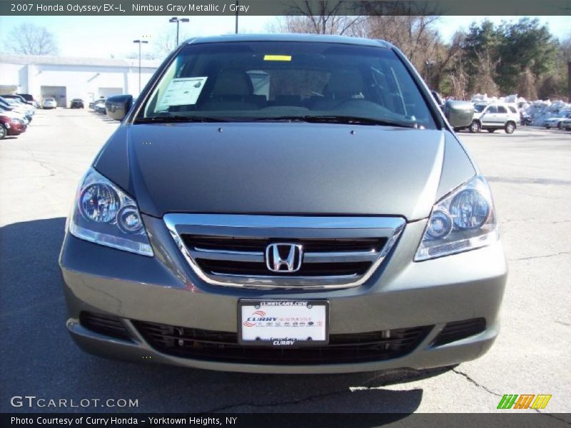 Nimbus Gray Metallic / Gray 2007 Honda Odyssey EX-L