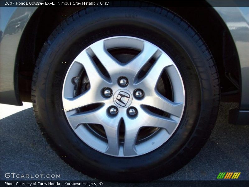Nimbus Gray Metallic / Gray 2007 Honda Odyssey EX-L