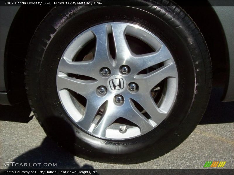Nimbus Gray Metallic / Gray 2007 Honda Odyssey EX-L