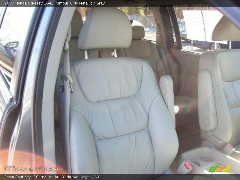 Nimbus Gray Metallic / Gray 2007 Honda Odyssey EX-L
