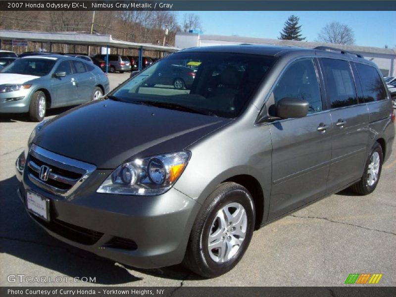 Nimbus Gray Metallic / Gray 2007 Honda Odyssey EX-L