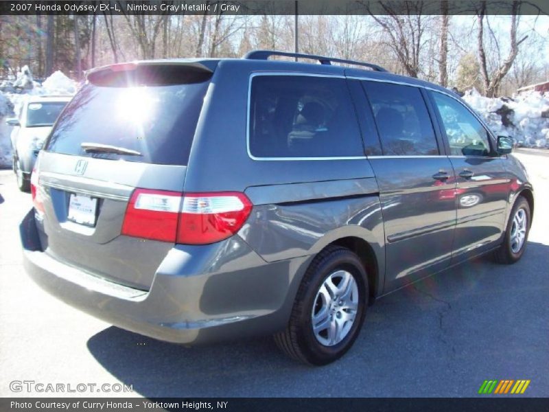 Nimbus Gray Metallic / Gray 2007 Honda Odyssey EX-L