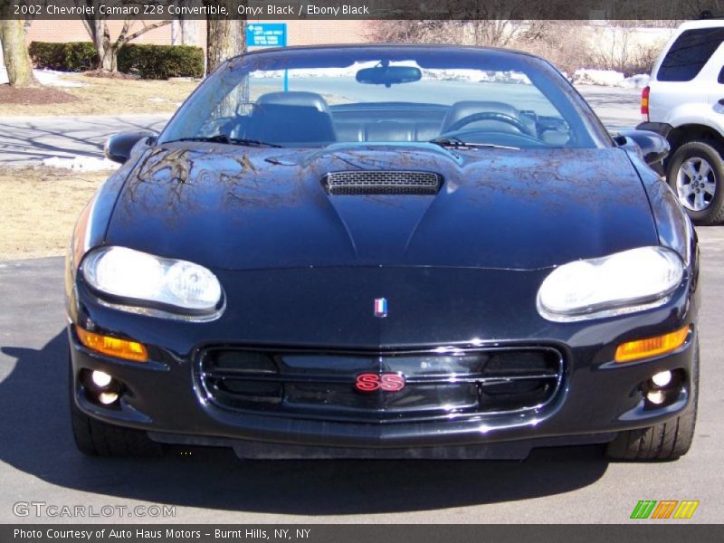 Onyx Black / Ebony Black 2002 Chevrolet Camaro Z28 Convertible