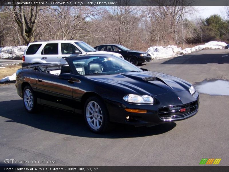 Onyx Black / Ebony Black 2002 Chevrolet Camaro Z28 Convertible