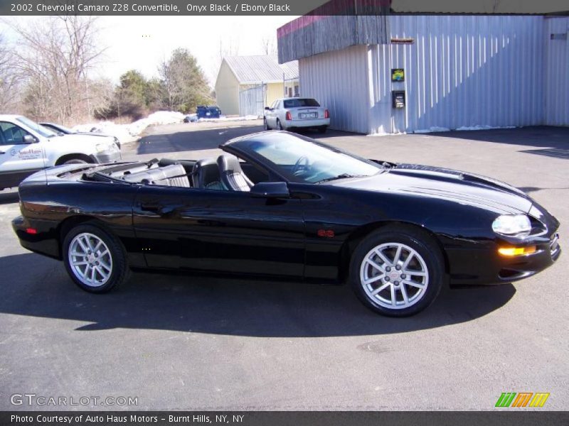 Onyx Black / Ebony Black 2002 Chevrolet Camaro Z28 Convertible