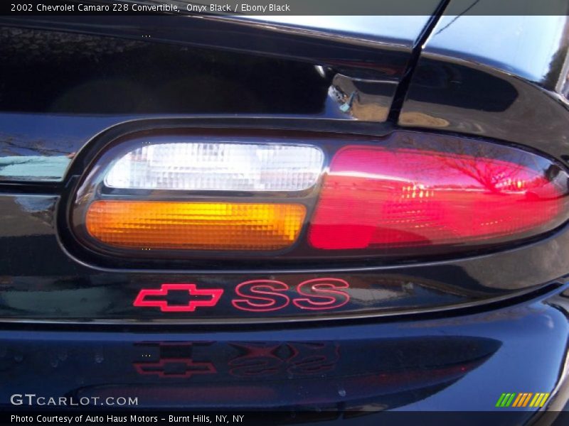 Onyx Black / Ebony Black 2002 Chevrolet Camaro Z28 Convertible