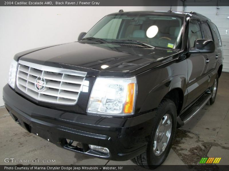 Black Raven / Pewter Gray 2004 Cadillac Escalade AWD