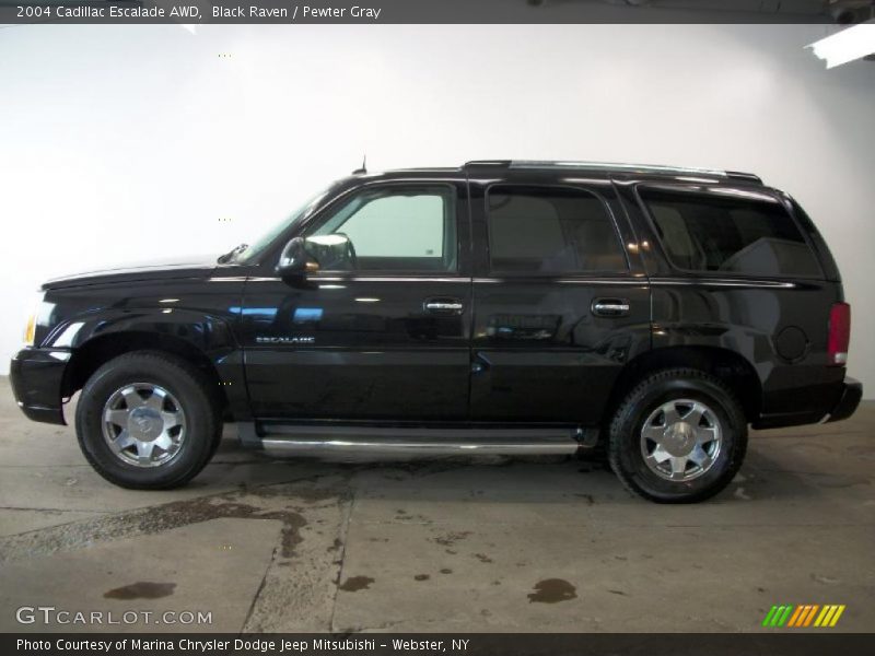 Black Raven / Pewter Gray 2004 Cadillac Escalade AWD