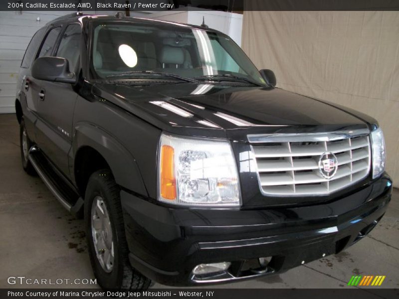 Black Raven / Pewter Gray 2004 Cadillac Escalade AWD