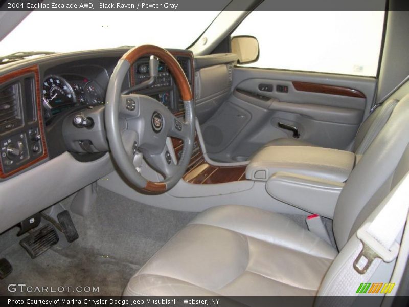 Black Raven / Pewter Gray 2004 Cadillac Escalade AWD