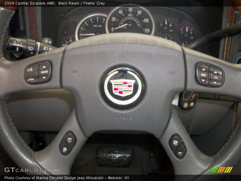 Black Raven / Pewter Gray 2004 Cadillac Escalade AWD