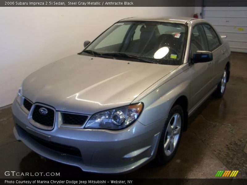 Steel Gray Metallic / Anthracite Black 2006 Subaru Impreza 2.5i Sedan
