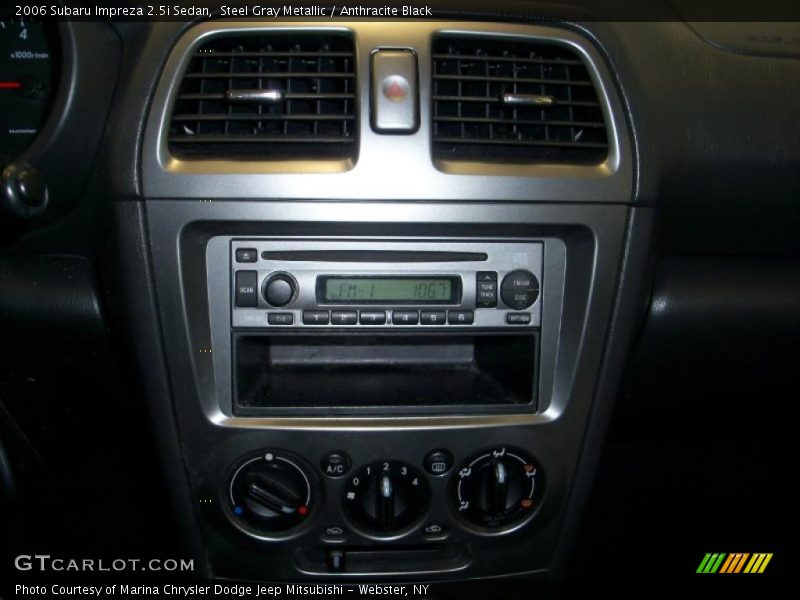 Steel Gray Metallic / Anthracite Black 2006 Subaru Impreza 2.5i Sedan