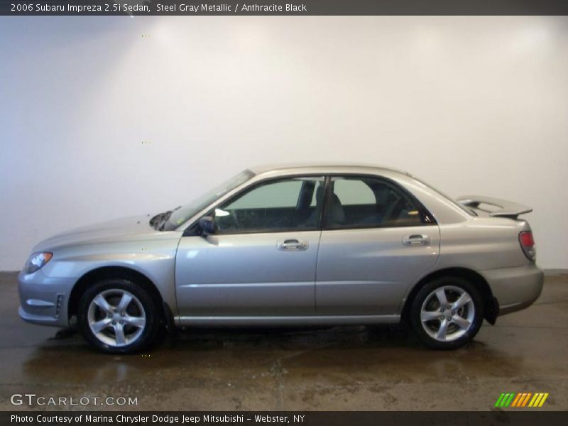 Steel Gray Metallic / Anthracite Black 2006 Subaru Impreza 2.5i Sedan