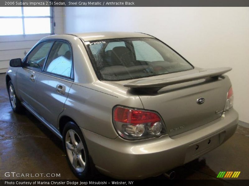 Steel Gray Metallic / Anthracite Black 2006 Subaru Impreza 2.5i Sedan