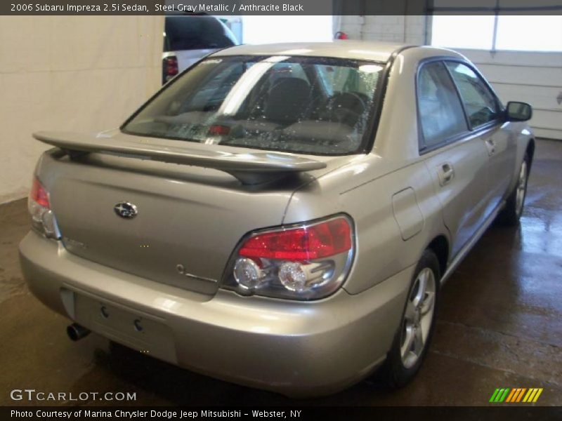 Steel Gray Metallic / Anthracite Black 2006 Subaru Impreza 2.5i Sedan