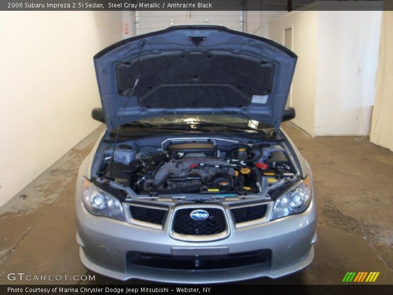Steel Gray Metallic / Anthracite Black 2006 Subaru Impreza 2.5i Sedan