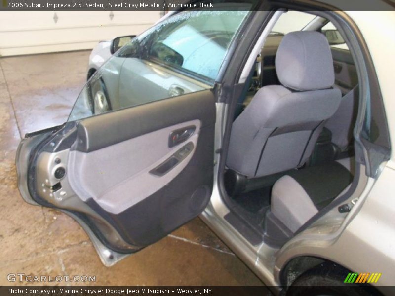 Steel Gray Metallic / Anthracite Black 2006 Subaru Impreza 2.5i Sedan