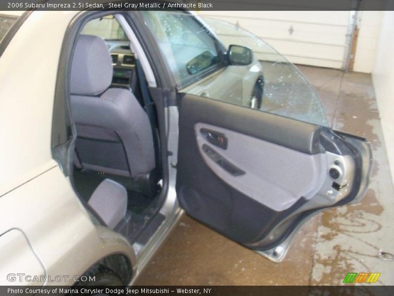 Steel Gray Metallic / Anthracite Black 2006 Subaru Impreza 2.5i Sedan