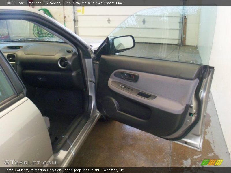 Steel Gray Metallic / Anthracite Black 2006 Subaru Impreza 2.5i Sedan