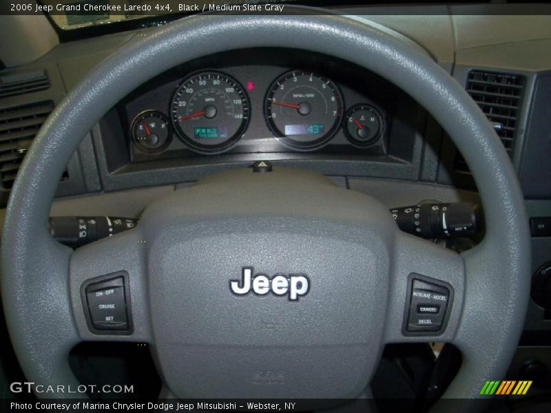 Black / Medium Slate Gray 2006 Jeep Grand Cherokee Laredo 4x4