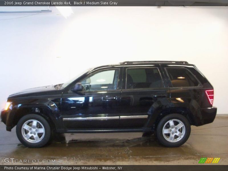 Black / Medium Slate Gray 2006 Jeep Grand Cherokee Laredo 4x4