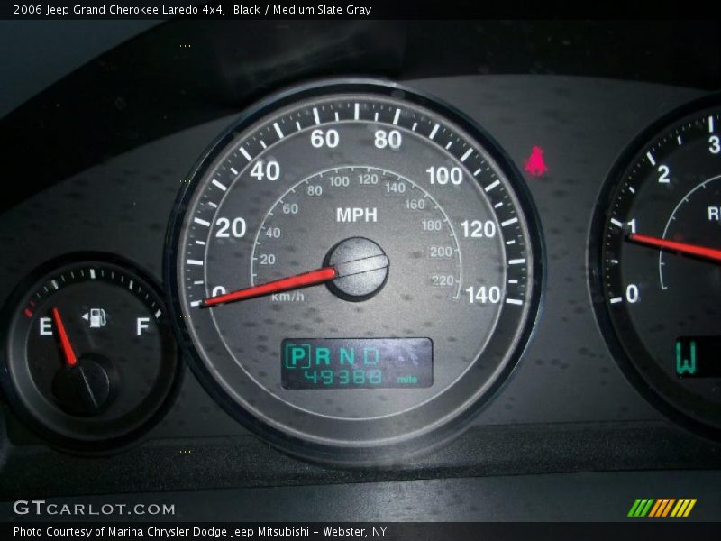 Black / Medium Slate Gray 2006 Jeep Grand Cherokee Laredo 4x4